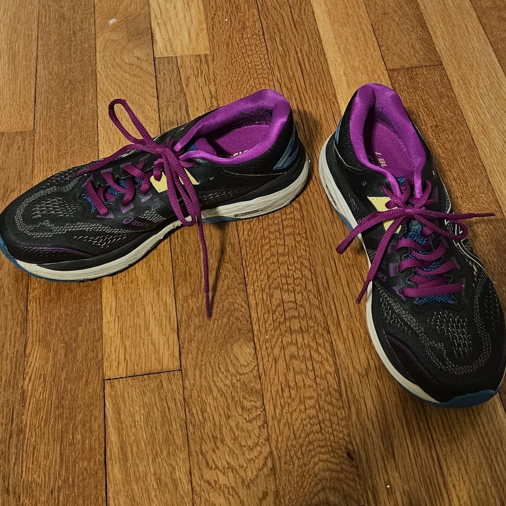 ASICS GT-2000 7 Running Shoes Black/Purple